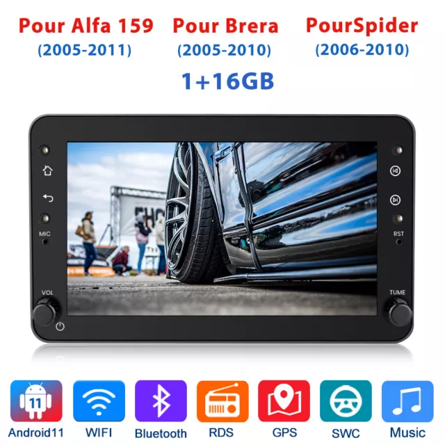 7" Autoradio GPS Navi BT DAB Pour Alfa Romeo Spider Sportwagen Brera 159 WIFI BT