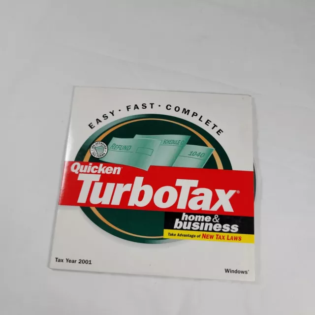 Quicken TurboTax Home & Business 2001