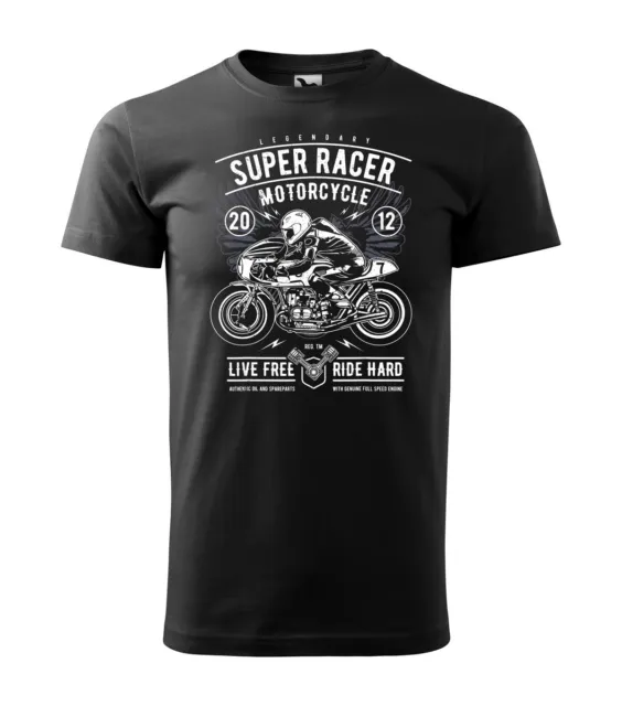 Cafe Racer Shirt Retro Motociclista Biker Gift Cafe Racer T-Shirt S M L Xl 2Xl