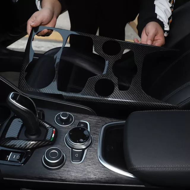 Console centrale Fibra di carbonio Finiture per Alfa Romeo Giulia 952 2020+