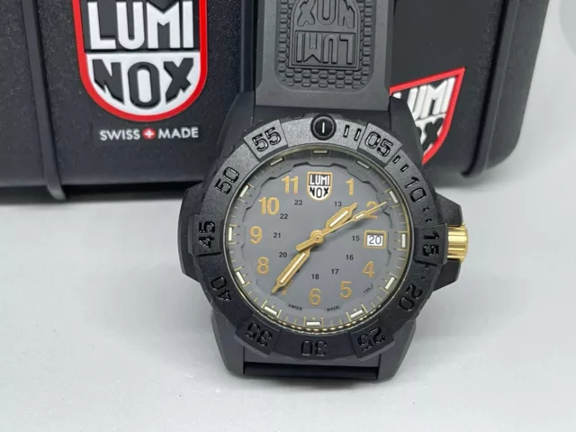 LUMINOX NAVY SEAL Black and Gold Dial XS.3508.GOLD Series Watch $238.00 ...