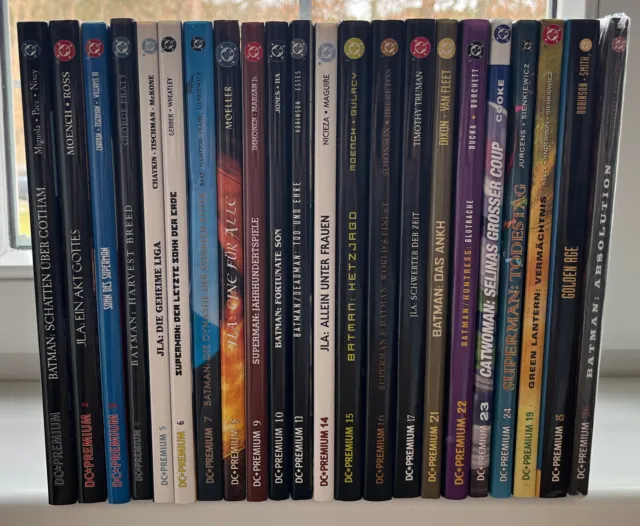 ⭐ 23x DC Premium 1-26, 52 HARDCOVER | Panini Comic Sammlung JLA Batman SUPERMAN