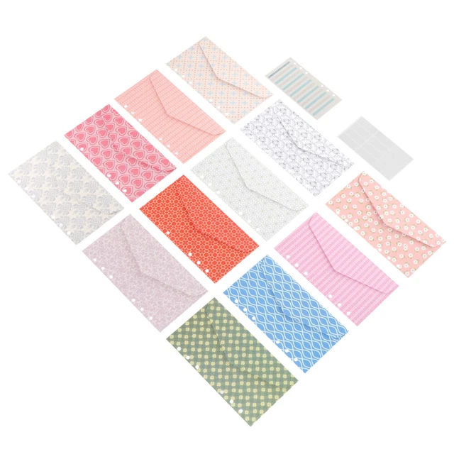Jeu D'enveloppes Budgétaires A6 En PVC - Système De Trésorerie, Avec Fiches De Suivi, Marbré, Réutilisable