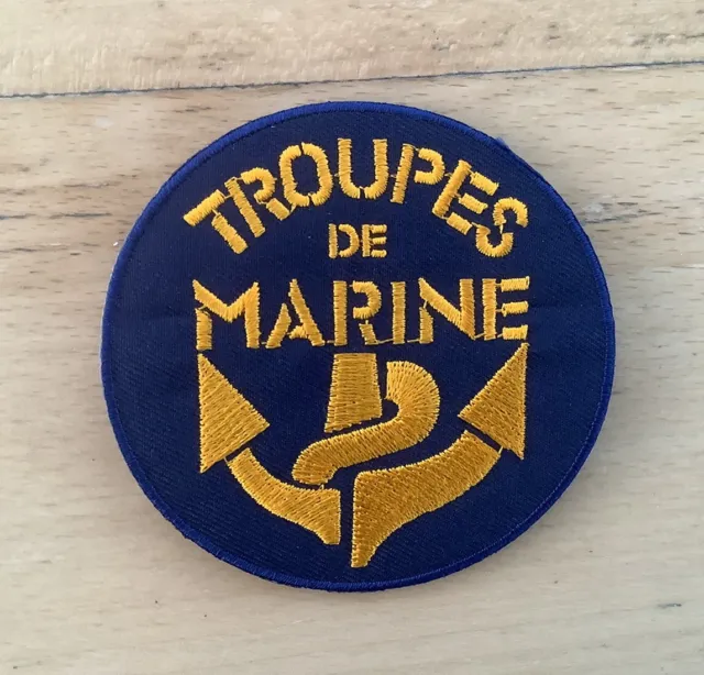 Insigne Tissu Troupe De Marine Occasion