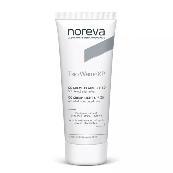 NOREVA Trío Blanco XP Crema Cc Luz Anti-oscuro Punto Teñido Cuidado SPF 30 40 ML