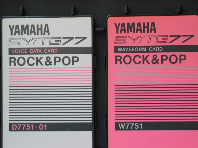 YAMAHA SY/TG55 SOUND CARD SET〜ROCK&POP Yamaha SY/TG55 Sound Card-Rock & Pop | Reverb Canada