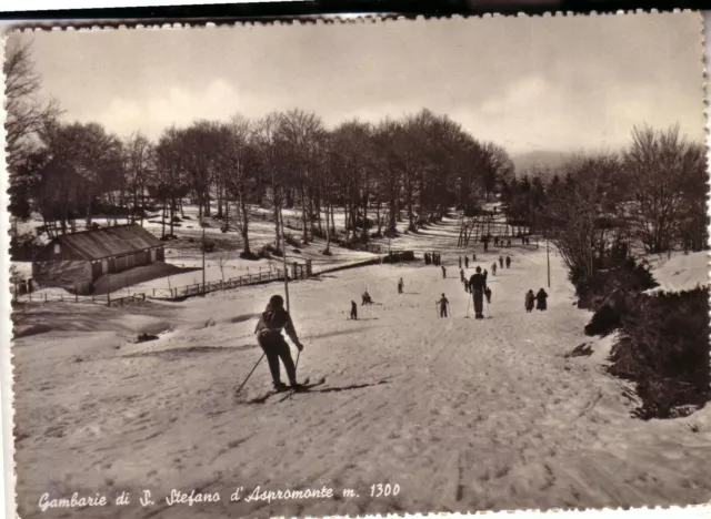 Cartolina Gambarie  D'aspromonte  S. Stefano   Viaggiata  Campi Da Sci   Regalo