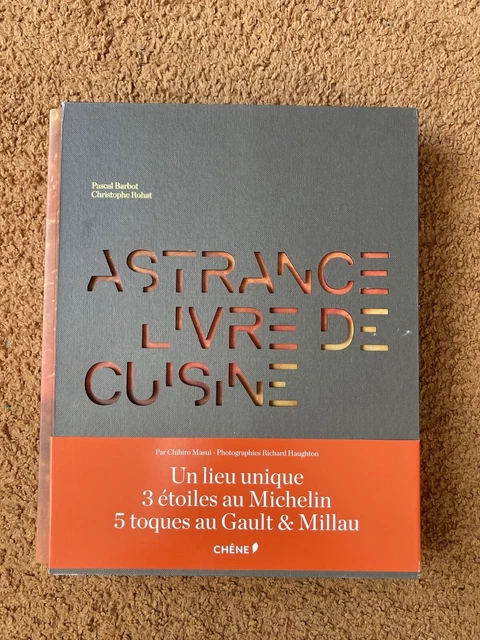 ASTRANCE LIVRE DE Cuisine Du Chef Pascal Barbot EUR 220,00