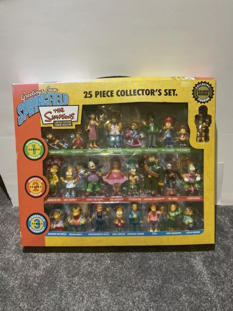 The Simpsons Limited Edition 25 Piece Collectors Set 2006 Includes Golden Homer