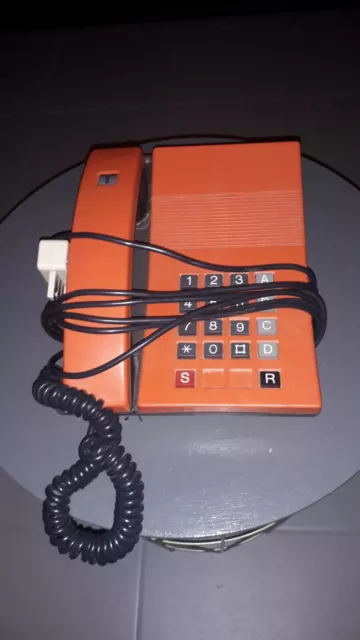 ancien téléphone vintage orange digitel 2000