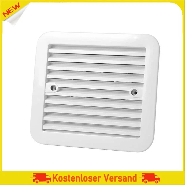 RV Fridge Vent with Fan Silent Trailer Caravan Side Air Ventilation Exhaust Fan