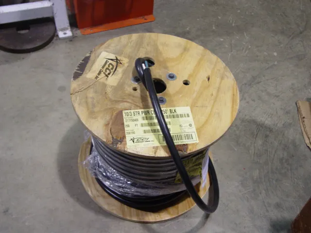 Coleman 10/3 Wire Stoow Power Cable 250 Ft Pvc  Jacket New