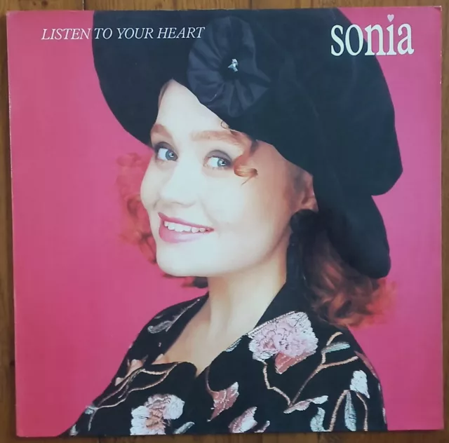 DISQUE VINYLE MAXI 45t 12" SONIA « Listen to your heart » POP GERMANY 1989