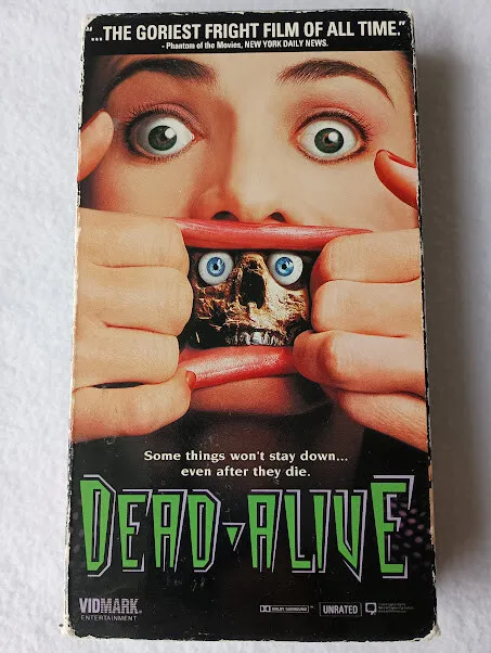 DEAD ALIVE VHS Horror Cult Splatter Peter Jackson Gore Fantasy 1992 ...