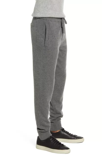 Vince L40017 Mens Grey Wool-Cashmere Slim Fit Jogger Pants Size L 2