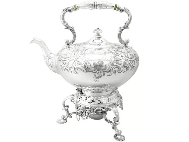 Sterling Silver Spirit Kettle Antique Victorian