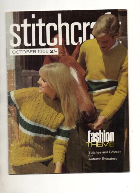 Vintage Stitchcraft Magazin Oktober 1966