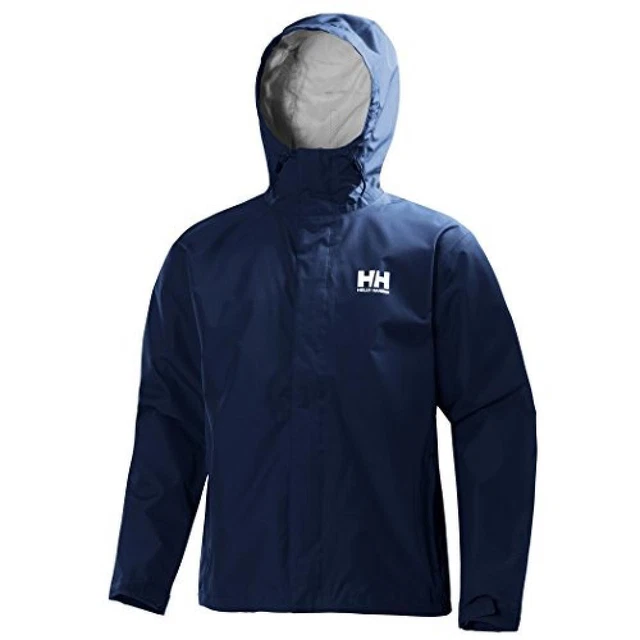 (TG. M) Helly Hansen Seven J Jacket Giacca da Pioggia con Cappuccio, Design Clas