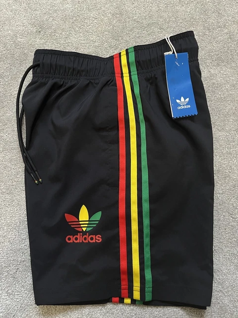 Adidas Originals Pantaloncini a 3 righe Cile 20 H41382 Rasta nuoto vacanze 3