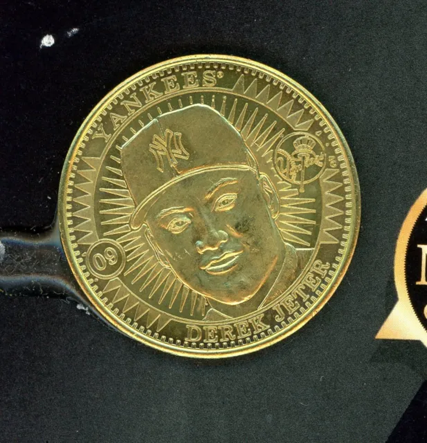 Mint Collection Pinnacle Jeter Derek 1998 Coin Yankees 16 Hof Bronze Card