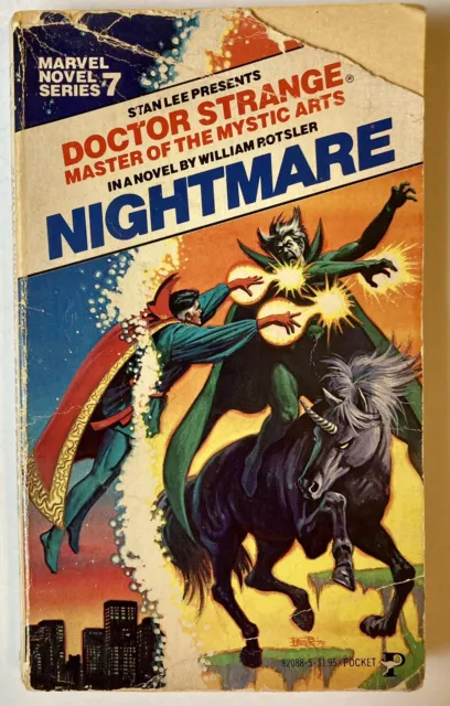 Marvel Novel Series #7 Doctor Strange Nightmare Paperback Pocket 1979 1st Print