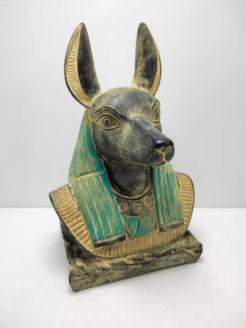 RARE ANCIENT EGYPTIAN ANTIQUITIES Statue Anubis Jackal God Of Dead Pharaonic BC