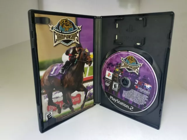 BREEDERS CUP WORLD THOROUGHBRED Playstation 2 PS2 Complete & Tested USA NTSC P50 3