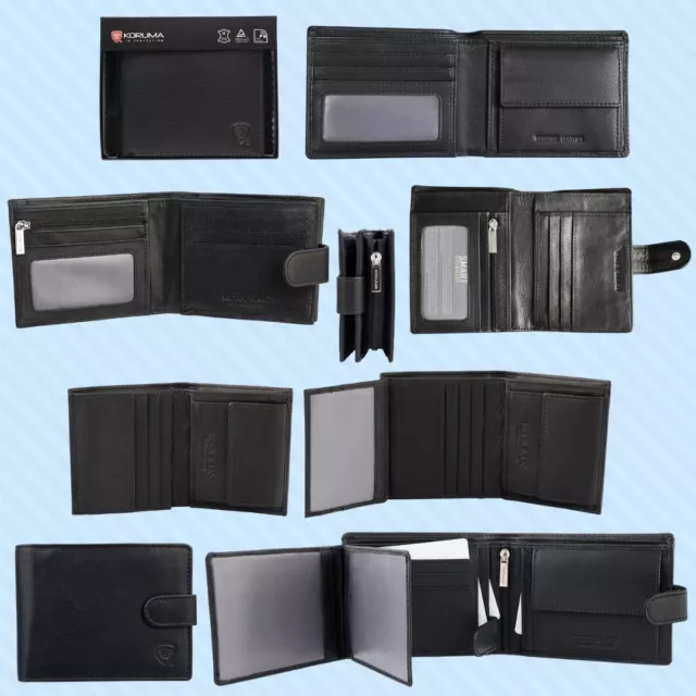 Job Lot Wallets - Mix of 100 Leather RFID Wallets - Wholesale Stock Clearance