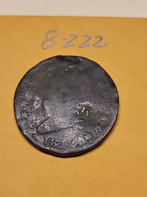1812  Large Cent Damaged  Lot 8-22