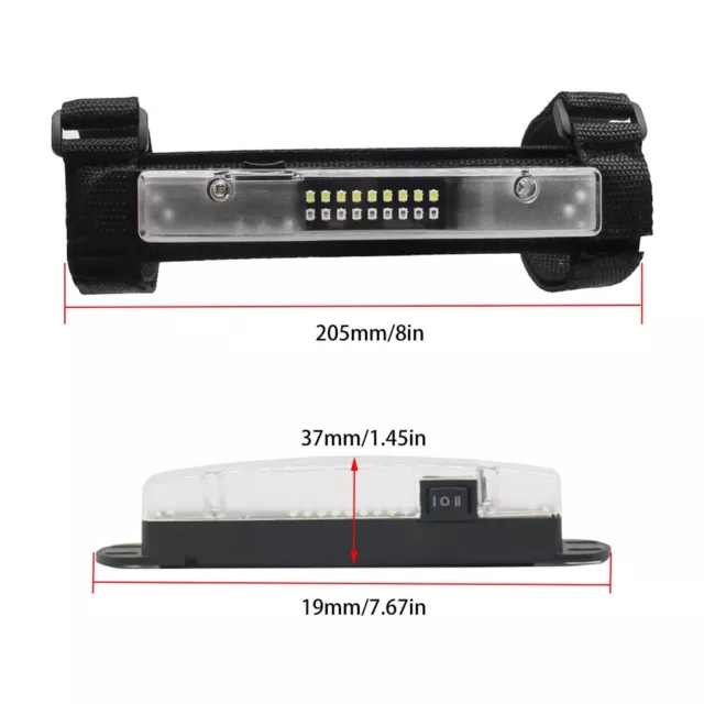 Intérieur LED Feu Eclairage Habitacle 20 6.8 6.5CM Transparent / Fumé Toit Léger 3