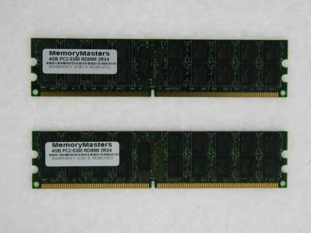 8GB (2x4GB) DDR2-667 PC2-5300 ECC Registered Memory Dell PowerEdge SC1435 Server