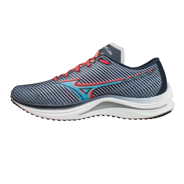 Mizuno Mens Wave Rebellion Running Shoes Trainers Sneakers Blue Sports
