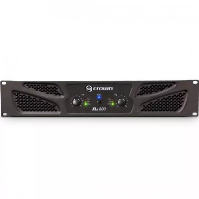 Crown XLi 800 Power Amplifier 2-Ch 300W 4Ohm