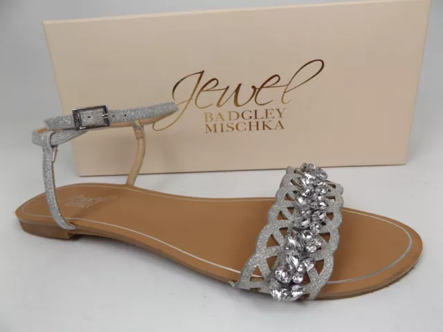 Jewel badgley mischka morley embellished evening sandals hotsell