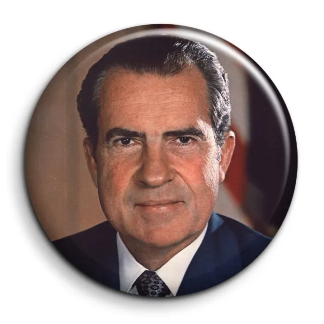 Richard Nixon Badge Epingle 38mm Button Pin