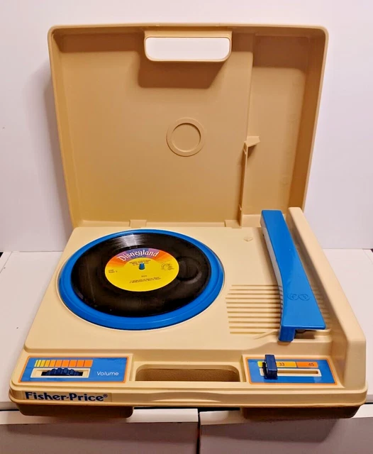 Vintage 1978 Fisher Price 825 Kids Record Player Phonograph Turntable WORKS EUC