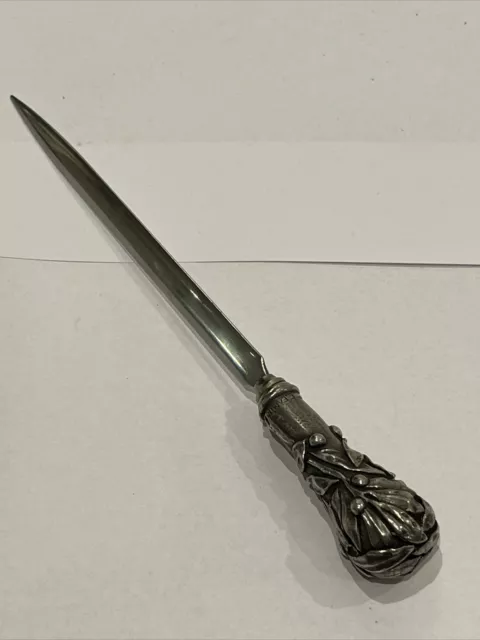 S039 Antique French Art Nouveau Letter Opener by E. Famin