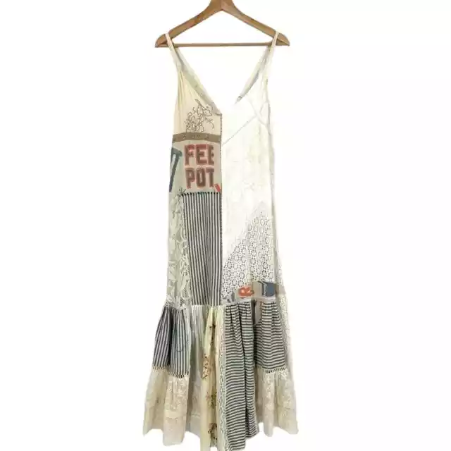 Urban Outfitters Kimchi Blue Dorothy Patchwork Maxi Dress Size M
