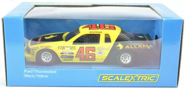 Scalextric "Allama" Ford Thunderbird Stock Car DPR 1/32 Slot Car BOX DAMAGE