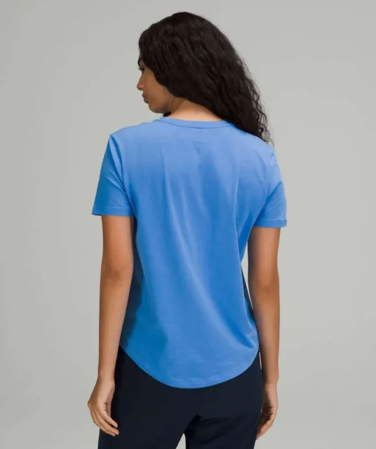 Lululemon Love Crew Short Sleeve T-Shirt Blue Nile Size 6