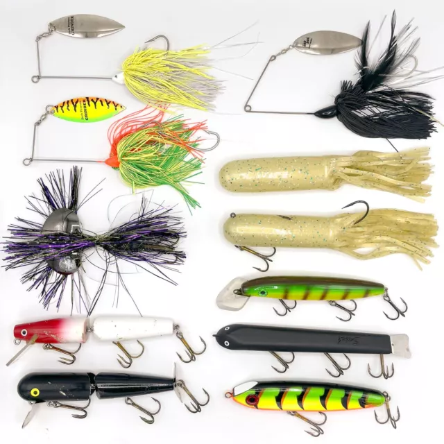 MUSKY LURE LOT - 10 Muskie & Pike Fishing Lures Bait - Excellent Used  Condition! $119.95 - PicClick