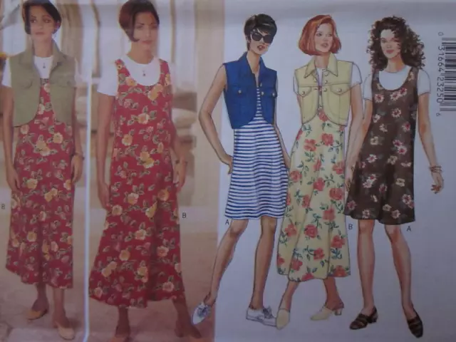 4389 Vintage Butterick SEWING Pattern Misses EASY Dress UNCUT OOP SEW