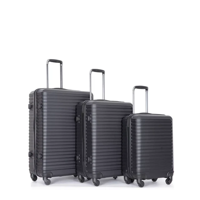 3 Piece Luggage Set Hardshell Suitcase Lightweight Travel Spinner Trolley w/TSA