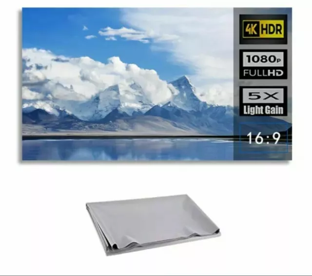 ALR Beamer Leinwand Tuch hoch Kontrast Projektor high Gain Projection Screen 4K