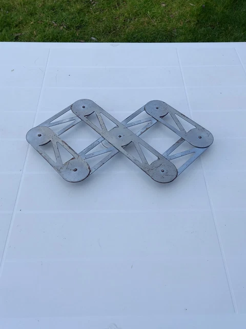 Dessous De Plat Extensible Inox Zigzag - Trivette Articulée Vintage 1970 - France