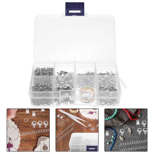 Set 16 Pezzi Chiusure Gioielli Argento | Moschettoni, Anelli Aperti, Per Bracciali E Collane - Foto 3