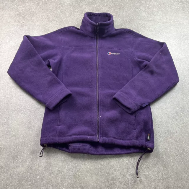 Berghaus Purple Thick Polartec Full Zip Fleece Womens Uk 12