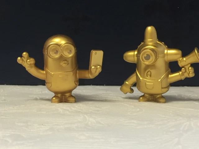 McDonalds Happy Meal Spielzeug 2020 UK Minions Rise of Gru GOLD Edition