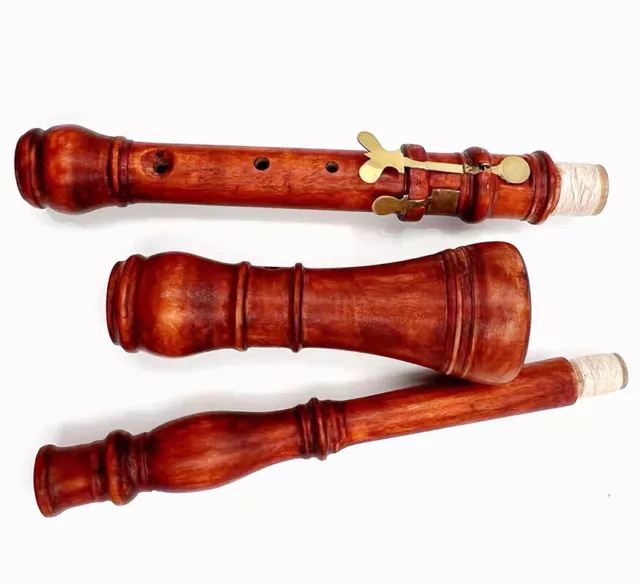 Professional German Baroque style Oboe A-415HZ, Maple wood,Brown Color