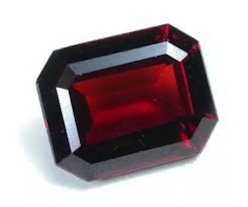 Masterpiece Collection: Octagon Faceted AAA Natural Orange Red Garnet (6x4-10x8)